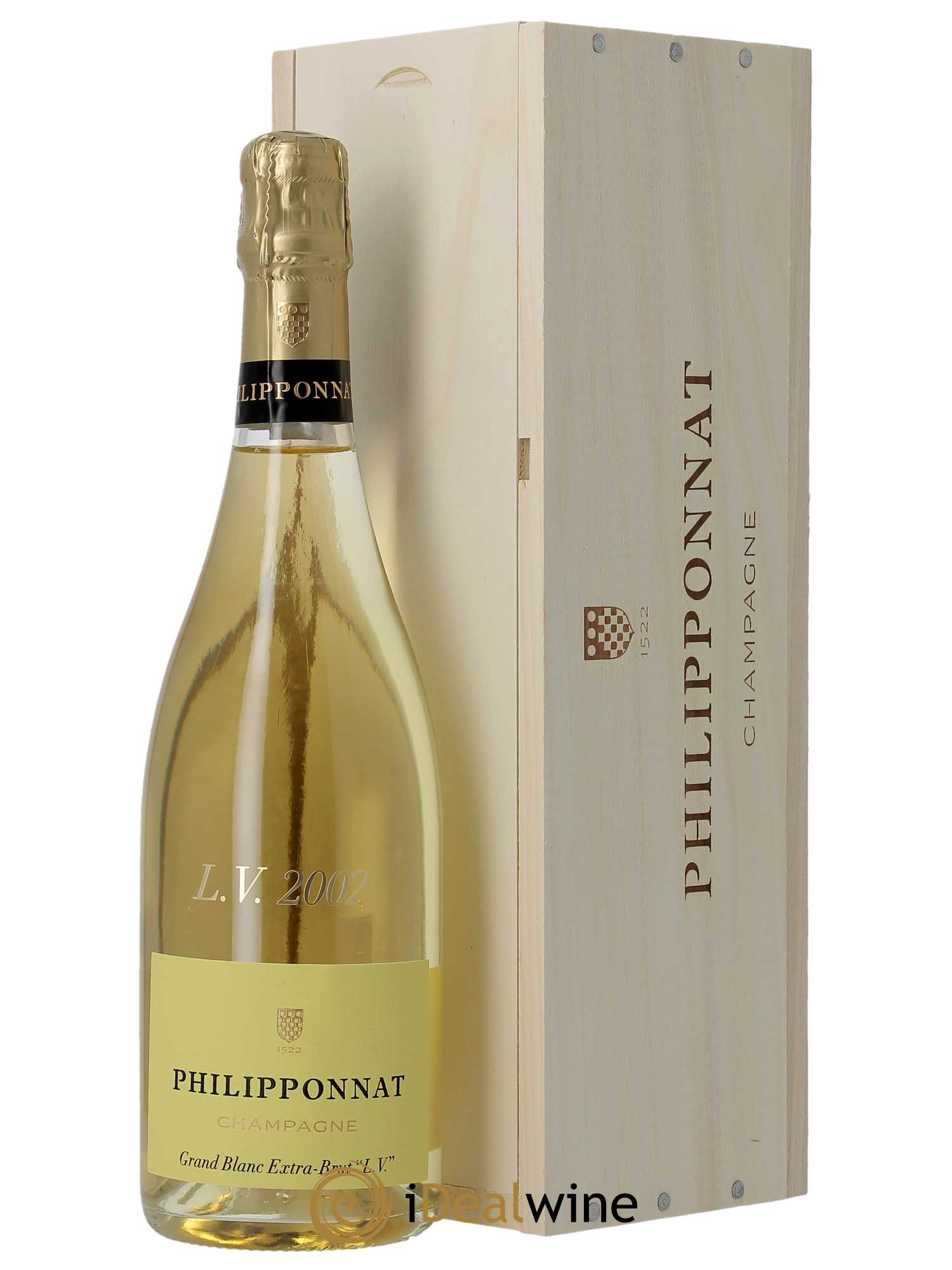 Grand Blanc Extra-Brut LV Philipponnat  2002 - Lot de 1 Bouteille