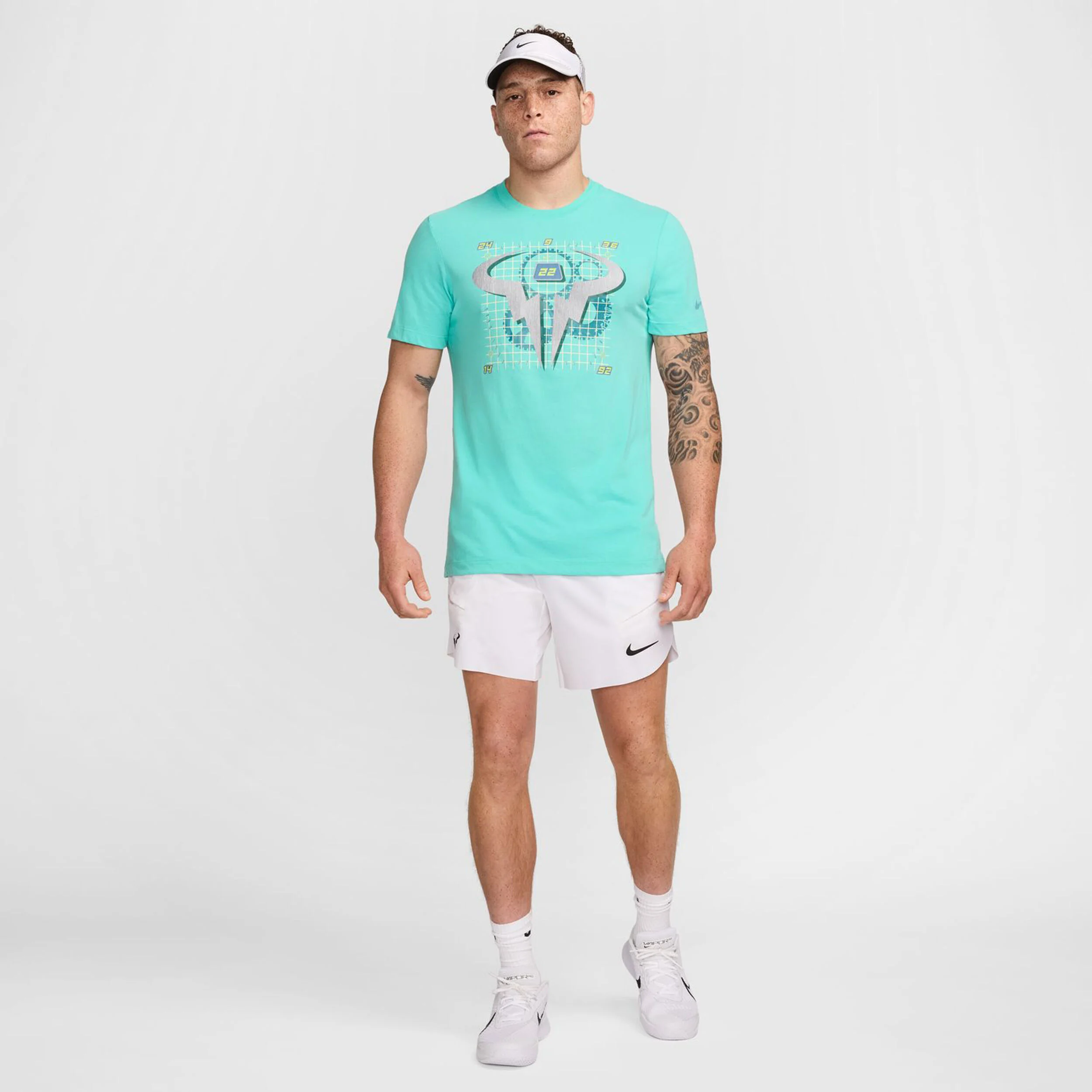 Dri-Fit RN OC T-Shirt Herren - Türkis, Mehrfarbig