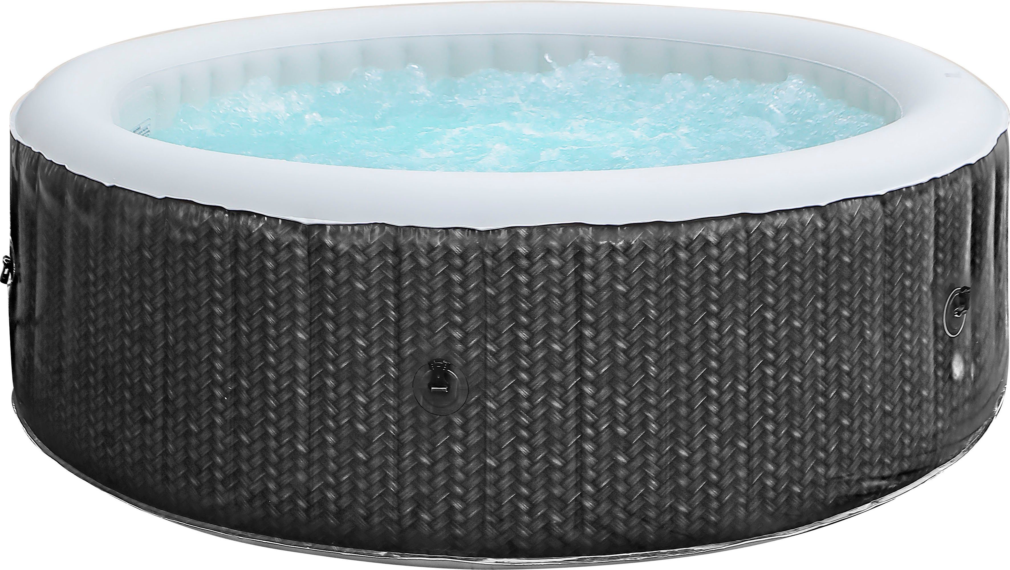 mSpa Whirlpool OTTOMAN, Ø: 204 cm, mit Abdeckplane und Fernbedienung