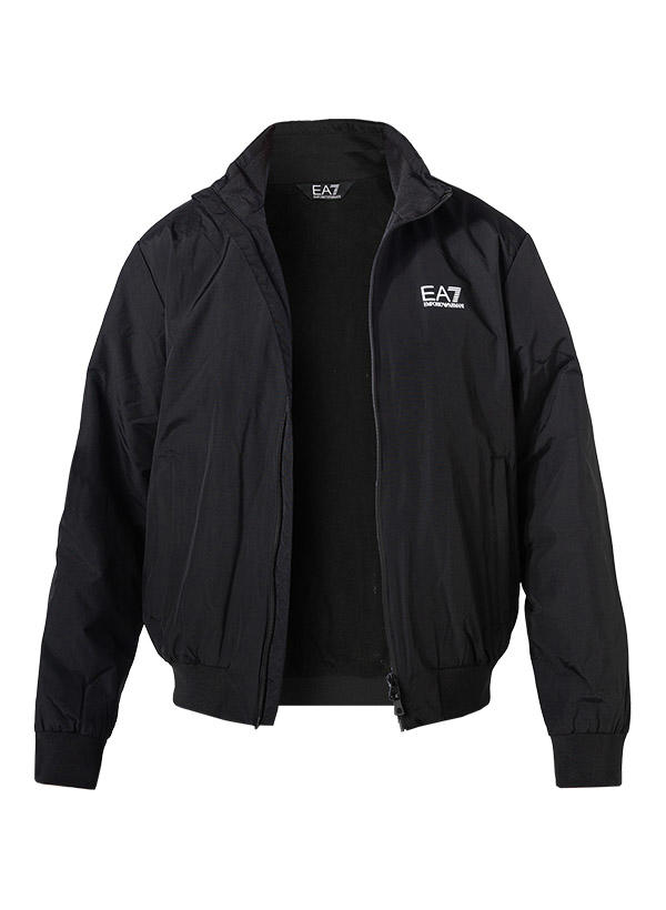EA7, Blouson, Mikrofaser Fleecefutter, schwarz