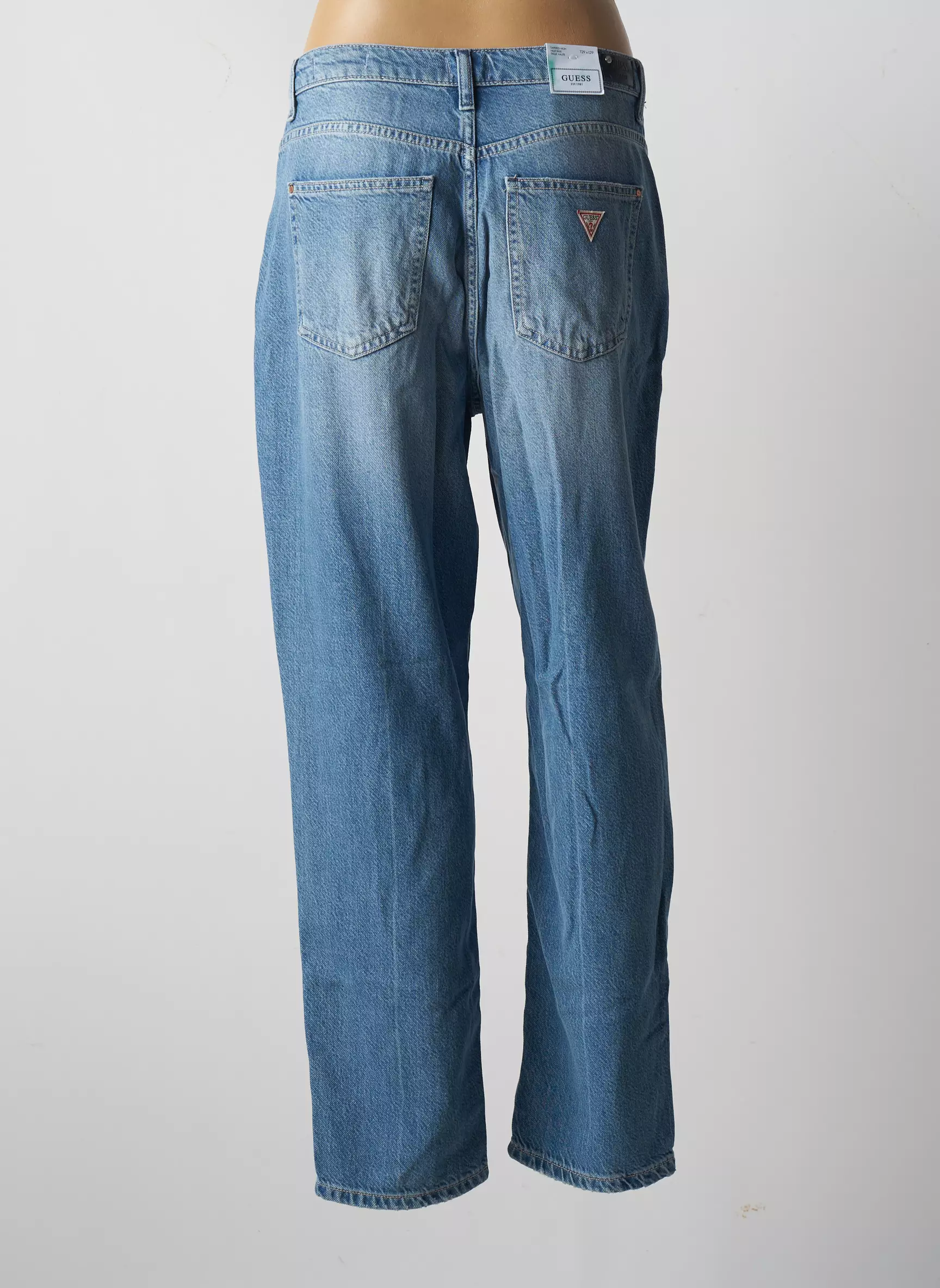 Guess Jean Mom Femme couleur bleu