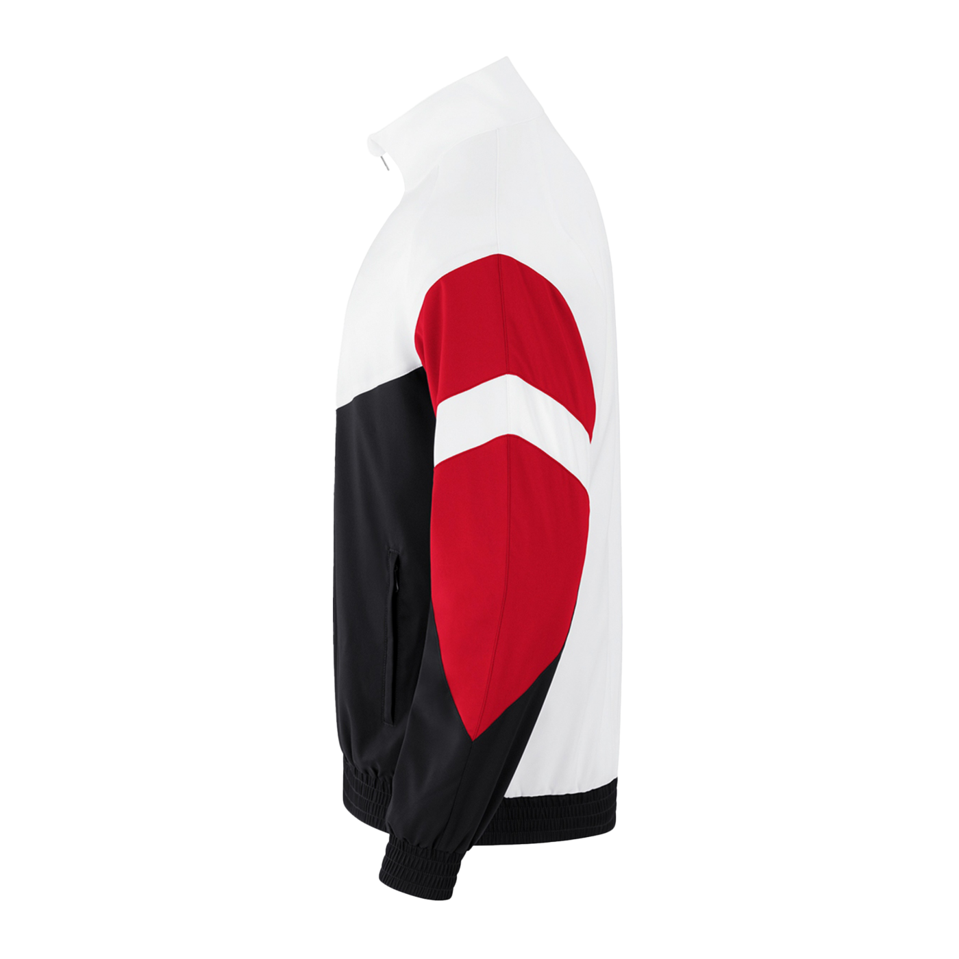 JAKO Retro Freizeitjacke Schwarz Weiss Rot F816