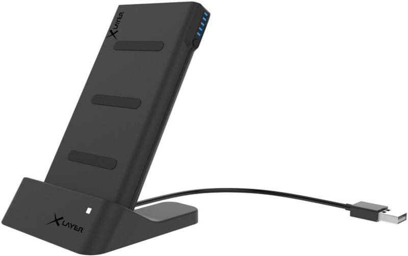 XLayer Powerbank Plus-Dock 2in1 6000 mAh Schwarz