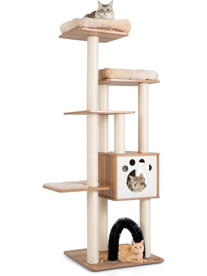 COSTWAY Kratzbaum 176cm in Beige günstig kaufen onesize