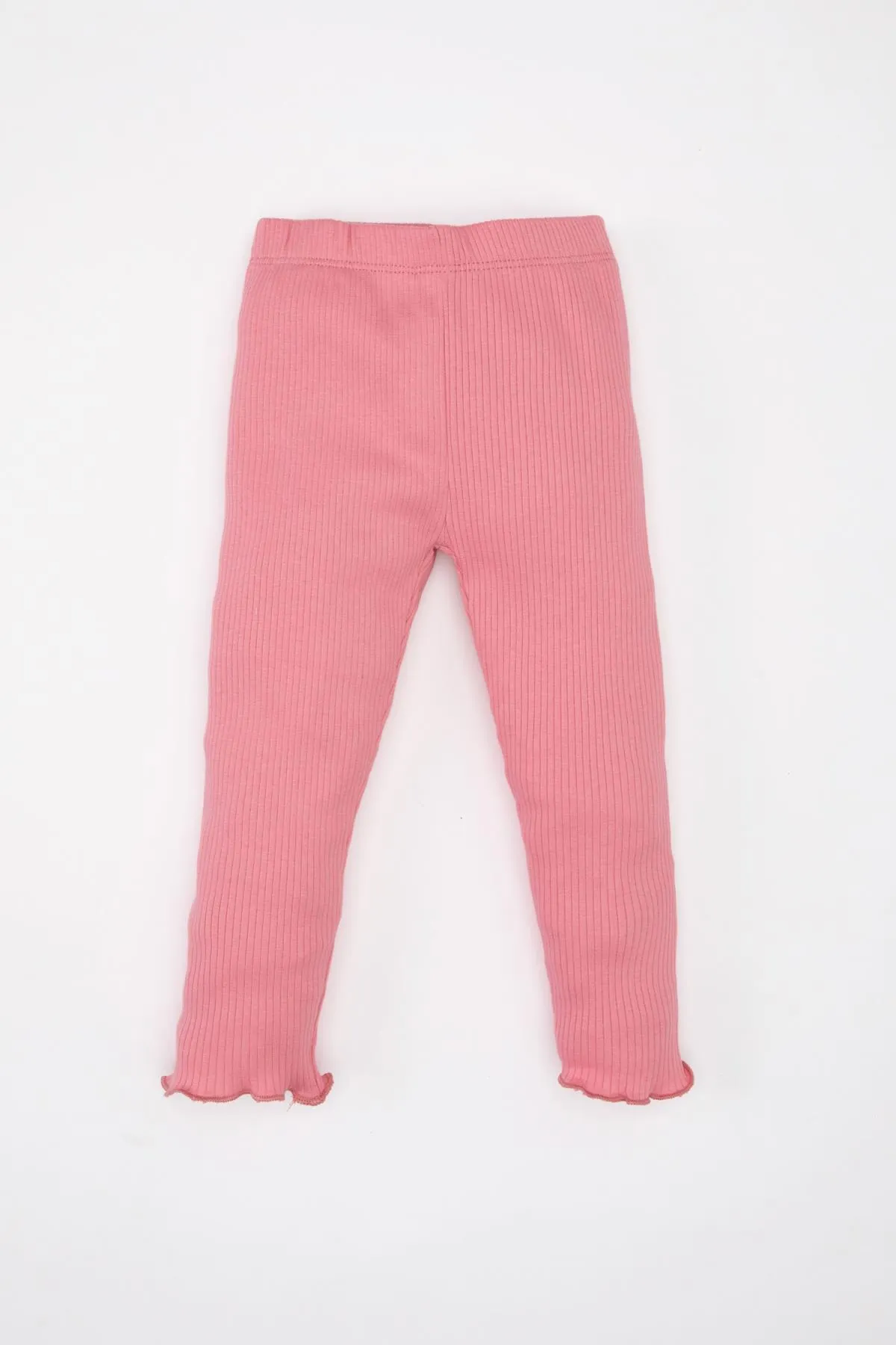 DeFacto  Baby Mädchen Bedrucktes Kurzarm Geripptes Camisole T-Shirt Strumpfhose 2-teiliges Set A0457a524sm