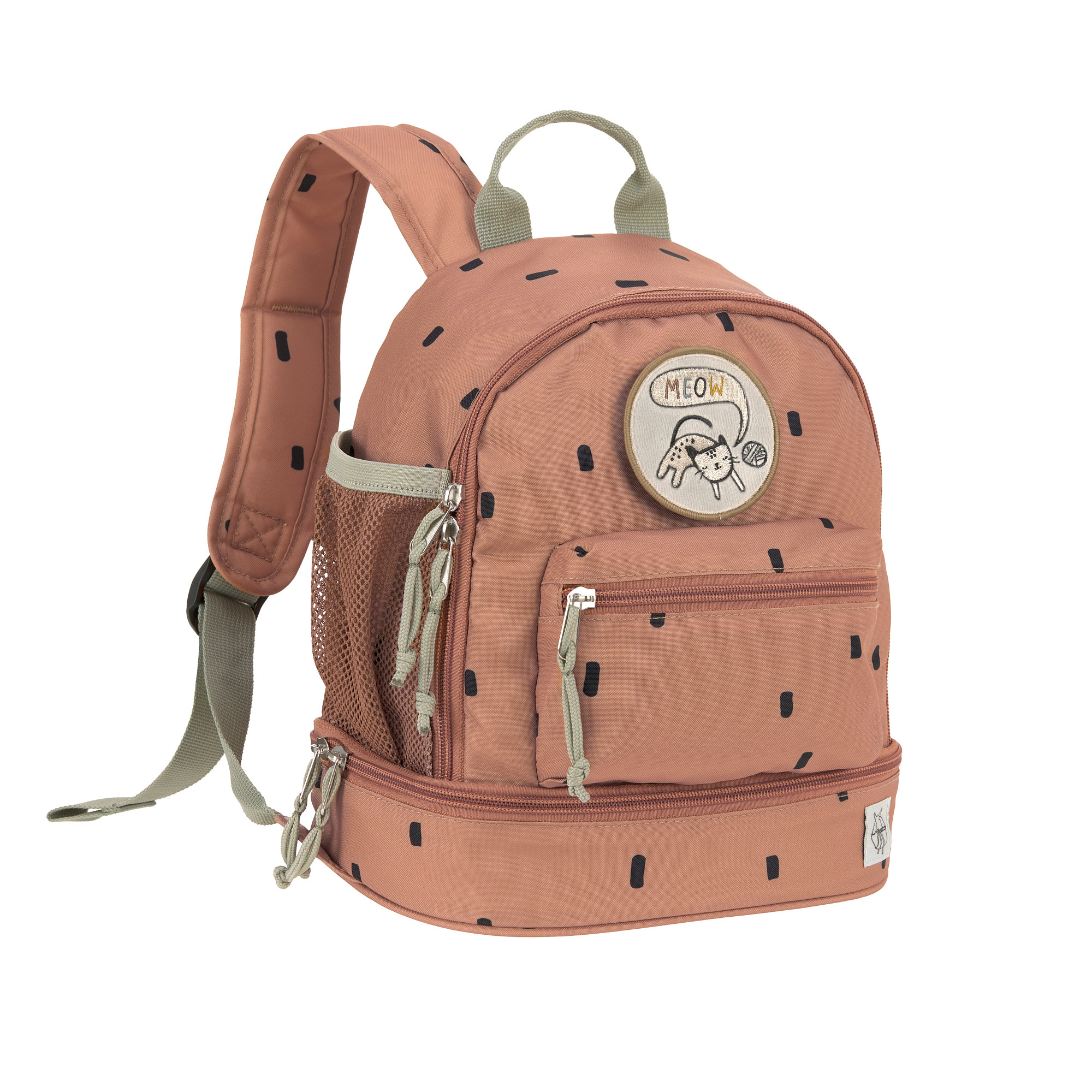 Kindergartenrucksack Mini - Happy Prints, Karamell