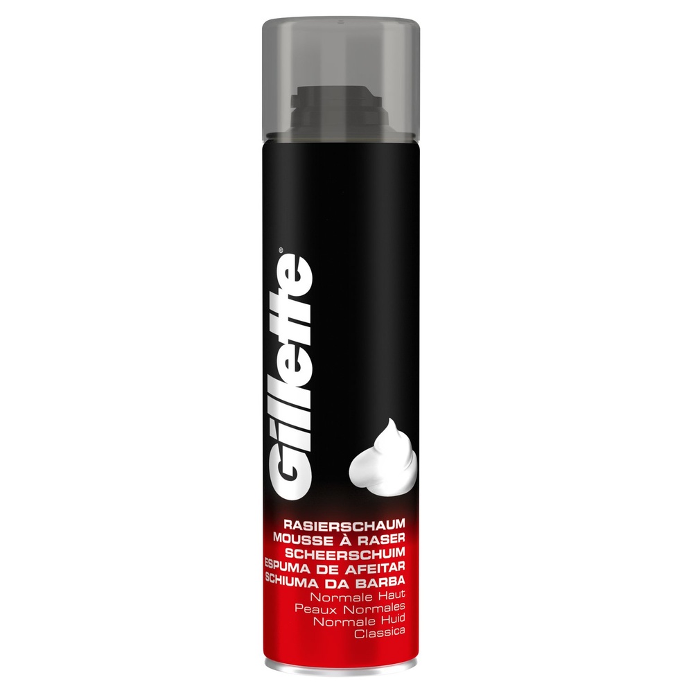 gillette Gillette Mousse À Raser Peaux Normales Pour Homme 300 ml Préparation À Raser
