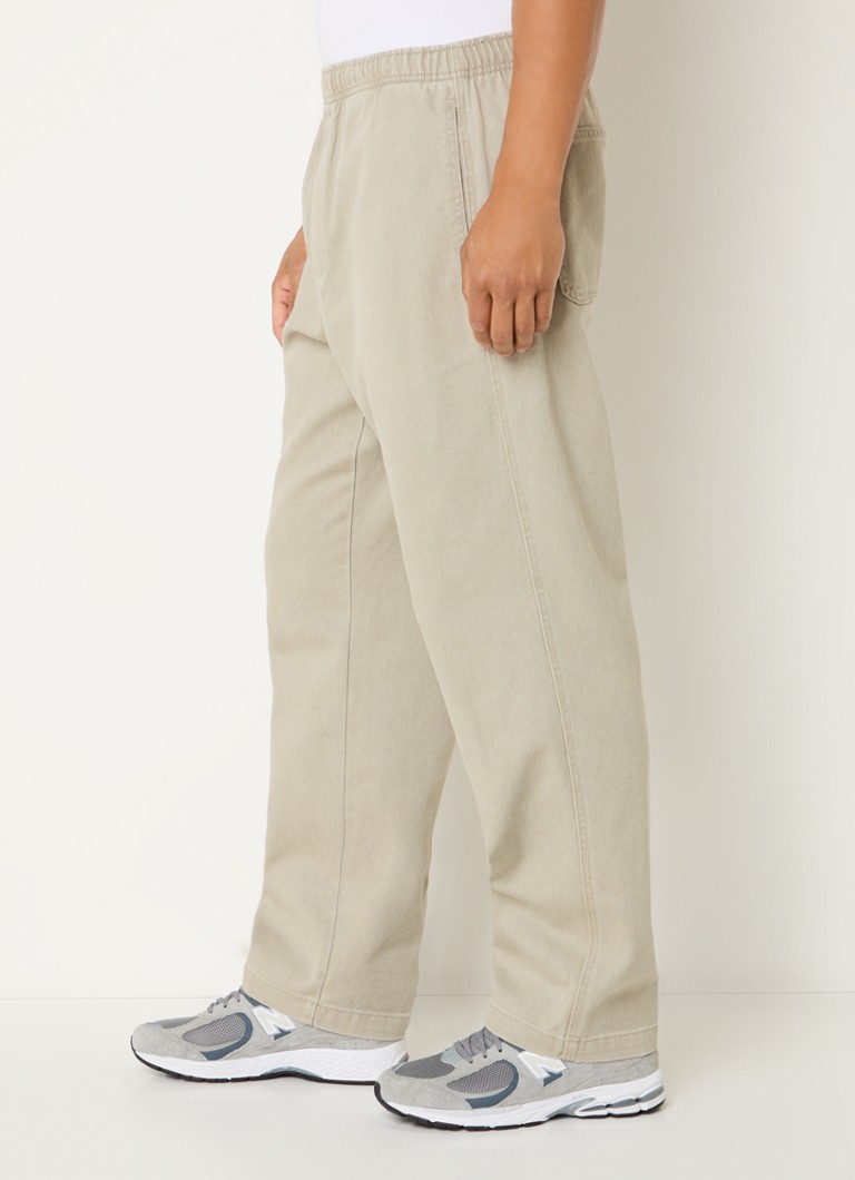 Obey brīva piegriezuma chino krekls ar sānu kabatām