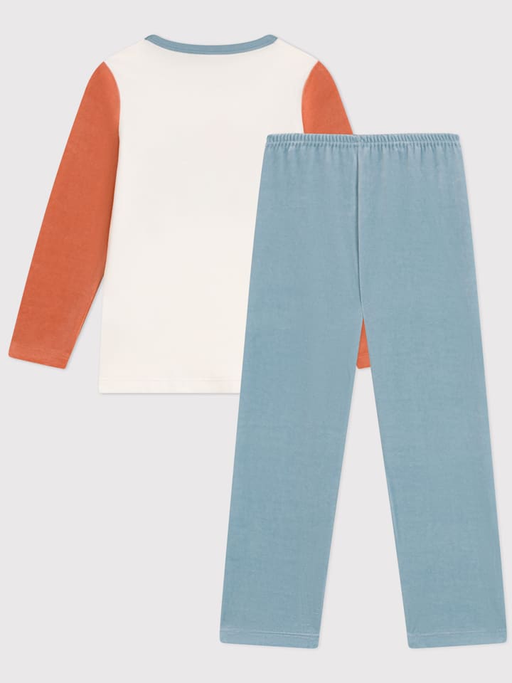 PETIT BATEAU Pyjama in Weiß/ Bunt günstig kaufen