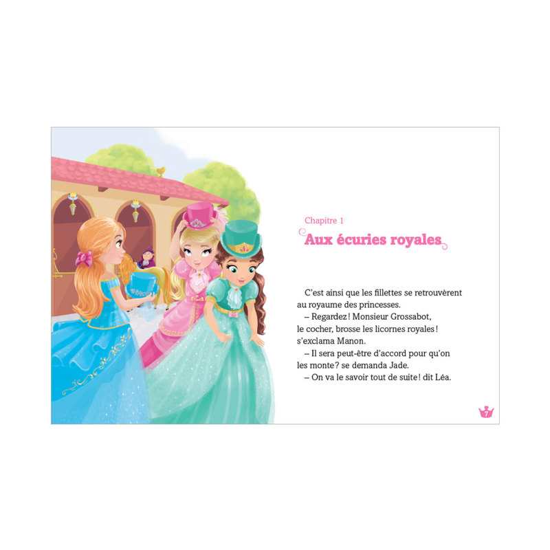 Livre 1, 2, 3 Princesses T7 Le spectacle des licornes - Play Bac