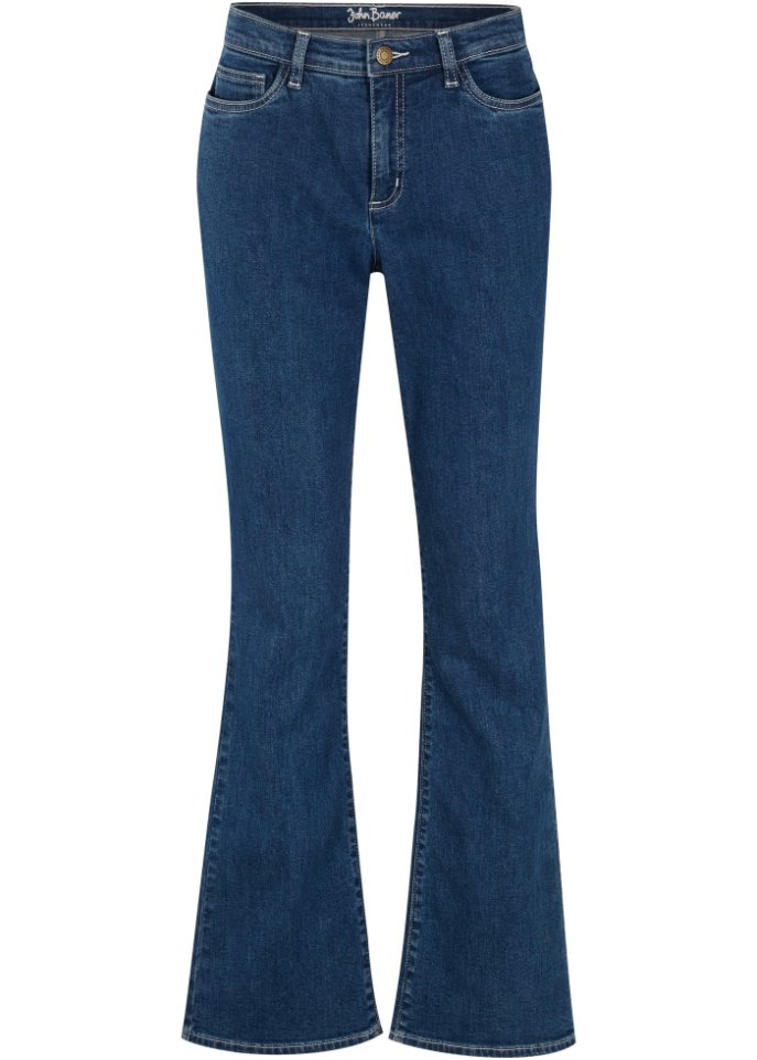 Stretch- Jeans aus Bio-Baumwolle, Bootcut