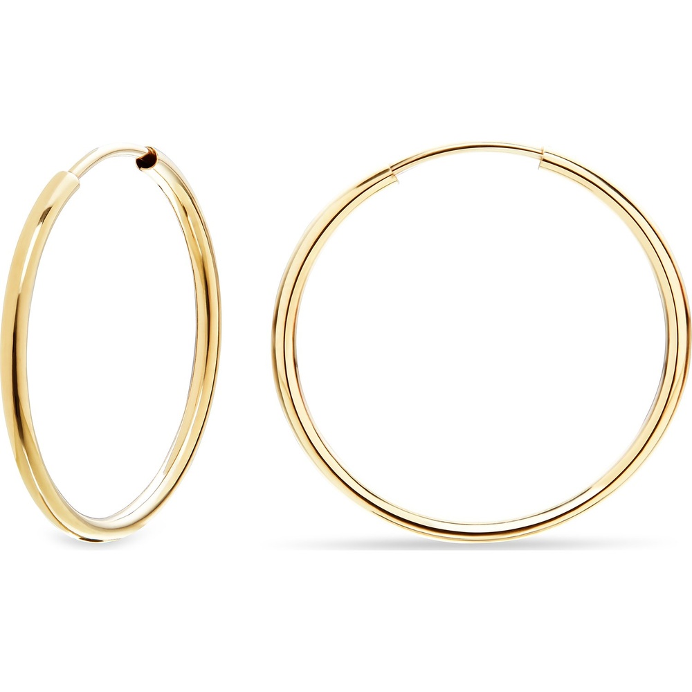 FAVS Créoles 585 Or jaune Boucles d'oreilles
