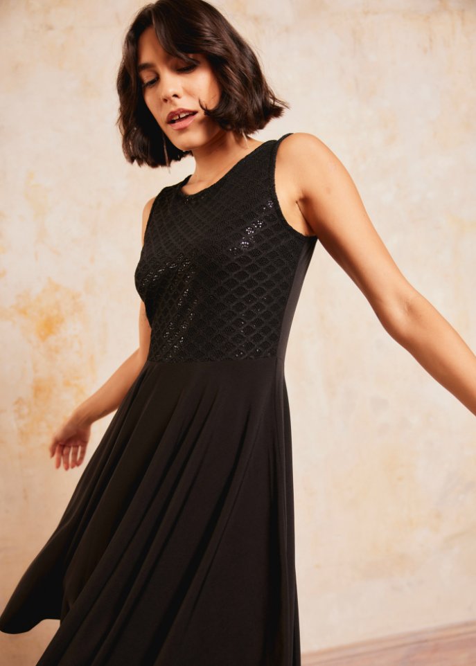 Kleid mit Glitzereffekt