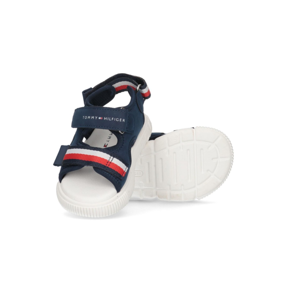 Tommy Hilfiger Stripes Sandale T1B2-32898-1589800 / blau