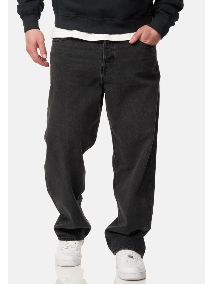 Jack & Jones Jeans Loose Fit - JJIALEX JJARIS in Black Denim günstig kaufen