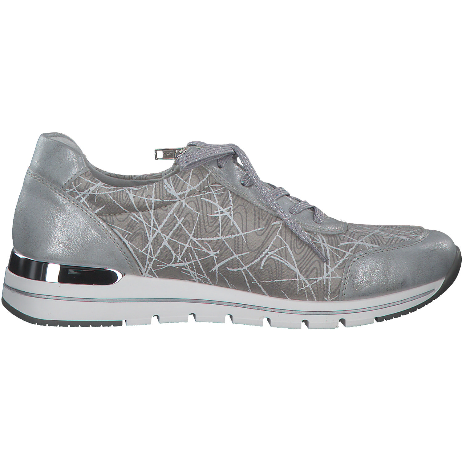 Remonte R6700, Schnürschuhe, Damen, ice/perlcloud/hellgrau-bianco