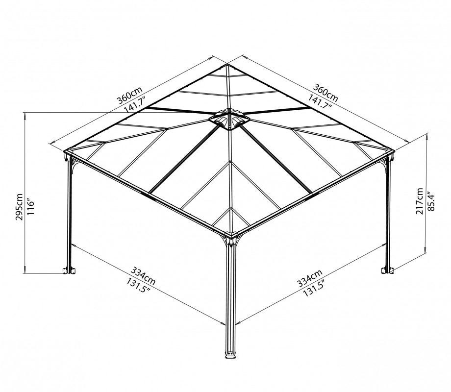 Canopia by Palram Gartenpavillon 