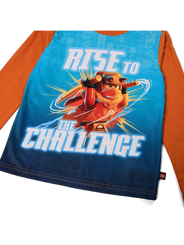 LEGO Longsleeve in Orange/ Blau günstig kaufen
