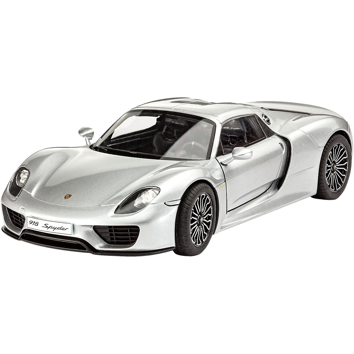 Porsche 918 Spyder, Revell Modellbausatz im Maßstab 1:24, 129 Teile, 19,4 cm