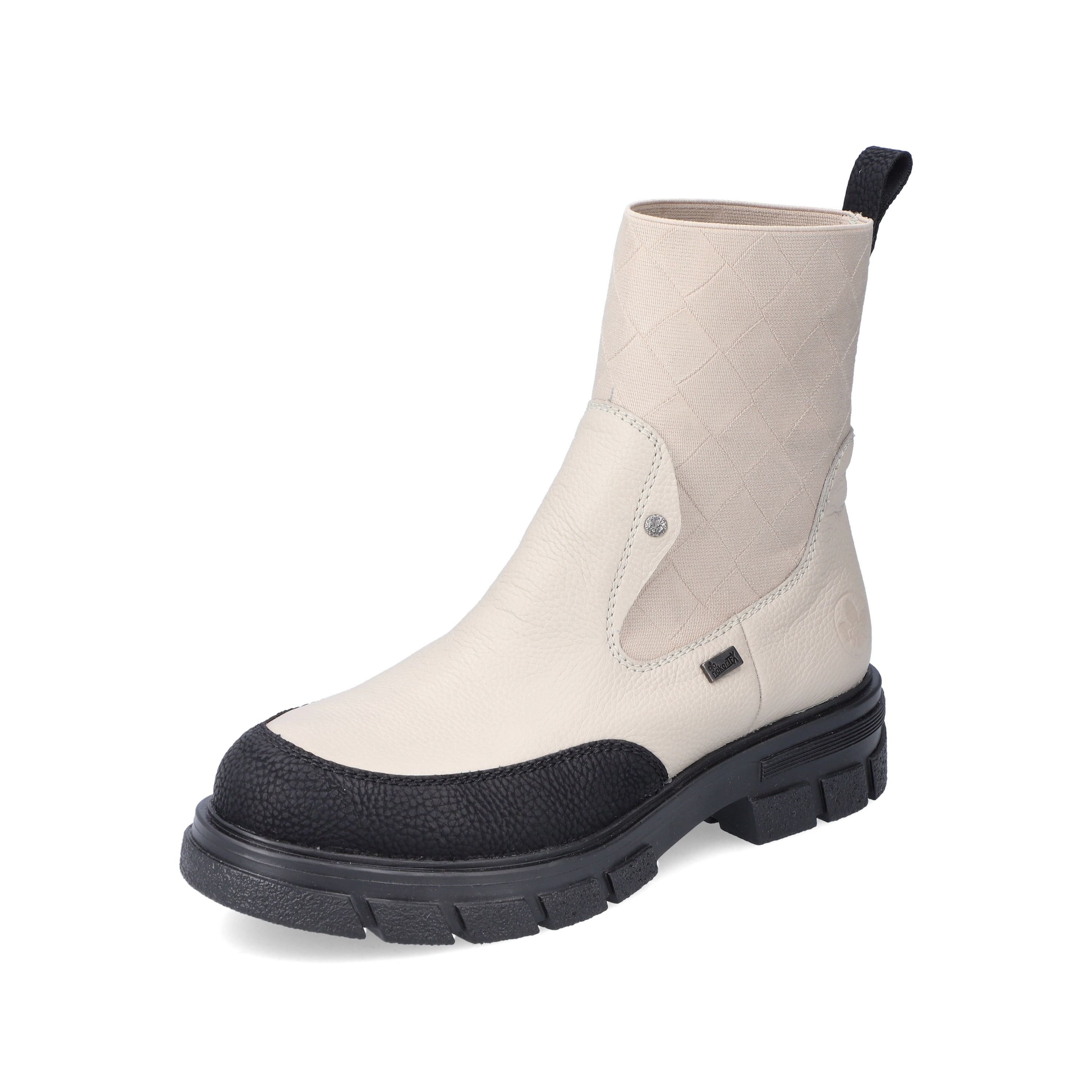 Rieker Damen Chelsea Boots hellbeige