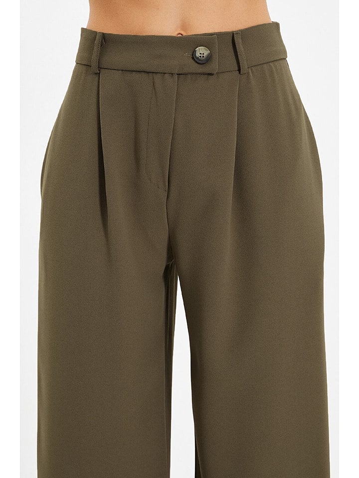 trendyol Marlenehose in Braun günstig kaufen