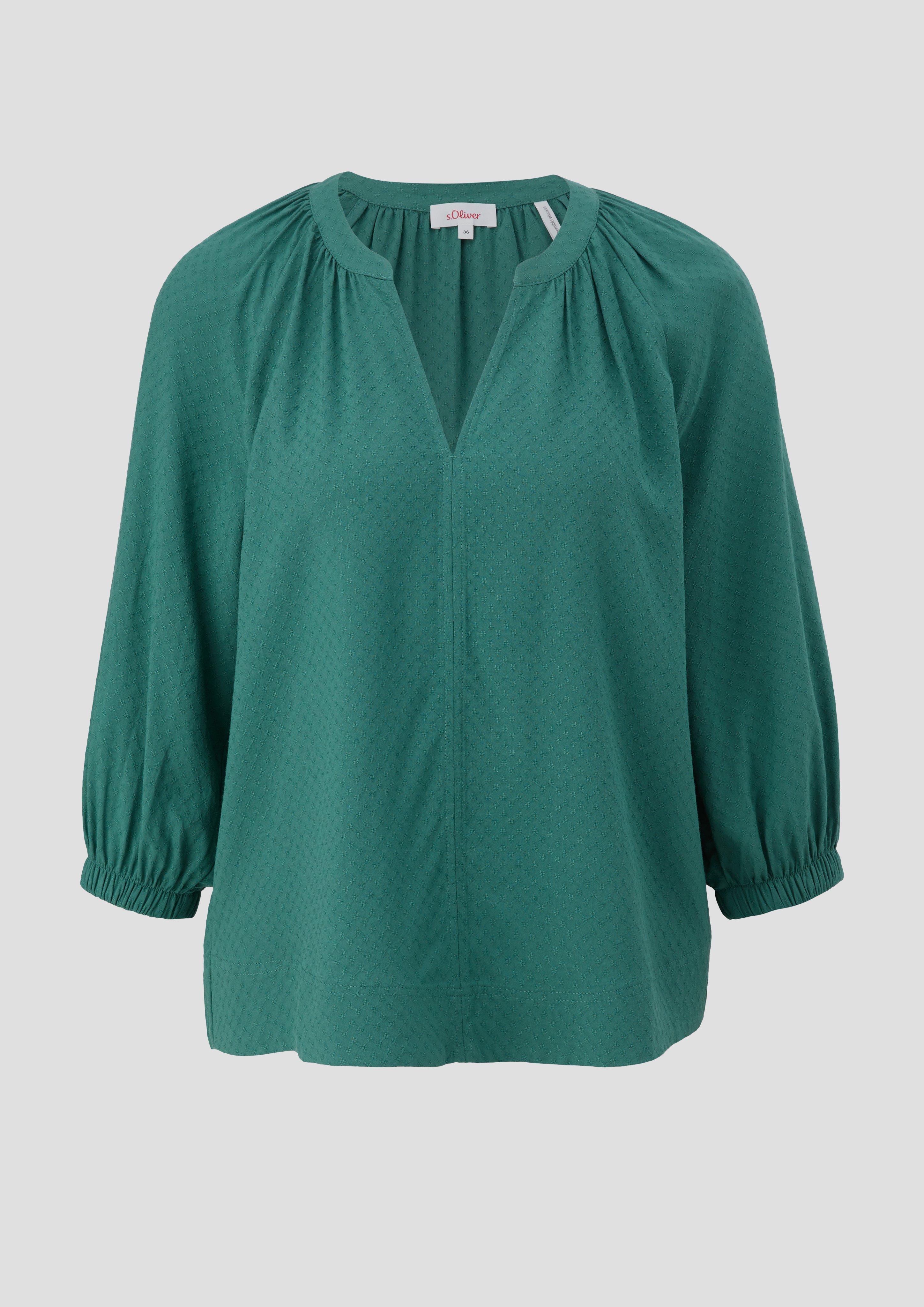 Bluse aus Viskose-Jacquard  2135648-6733