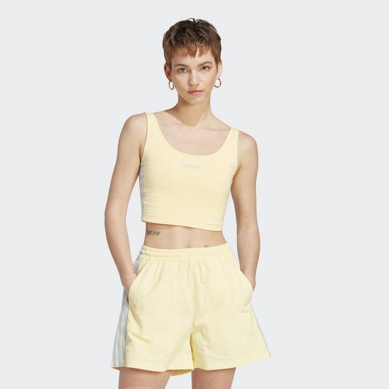 adidas Crop Tanktop Croptop Damen
