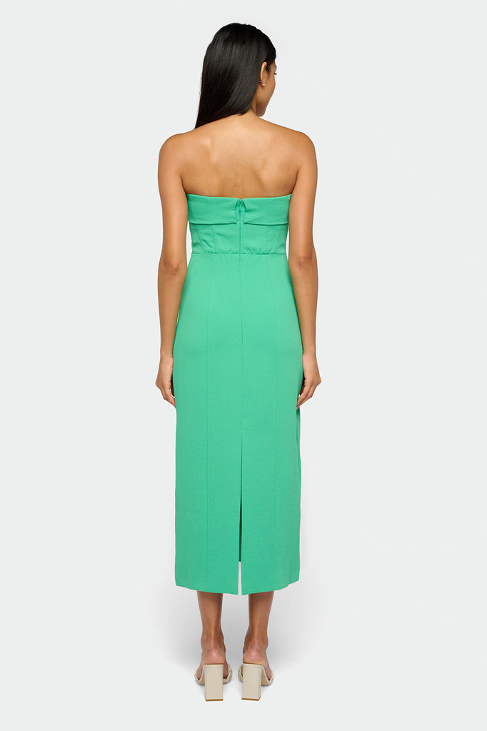 Robe Midi Bustier Oyster