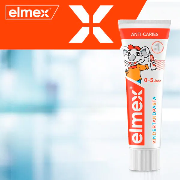 Elmex Anti-Caries fogszuvasodás elleni fogkrém kisgyermekeknek 0-5 éves korig, 75ml