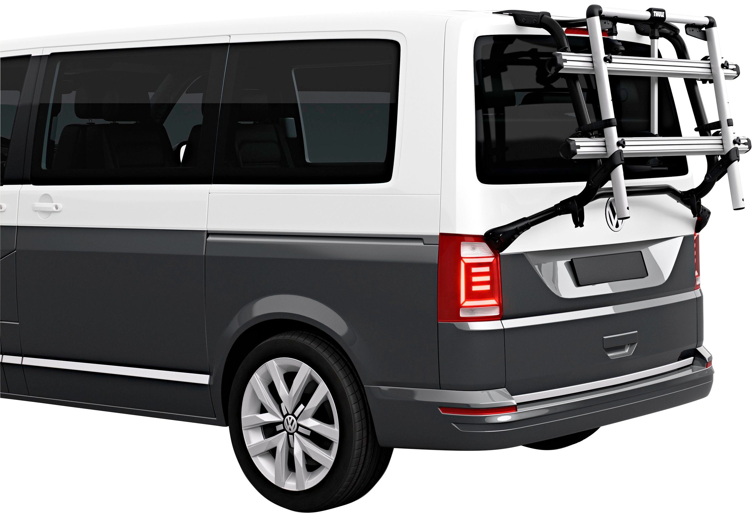 Thule Heckfahrradträger WanderWay 2Bike, für max. 2 Räder, (1-tlg), passend für VW T6
