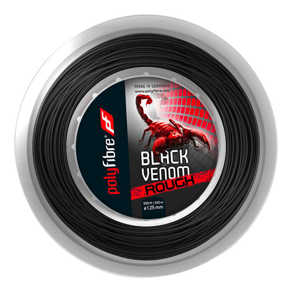 Venom Rough Saitenrolle 200m - Schwarz