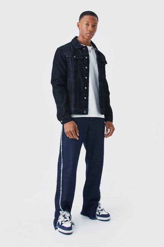 Gebürstete Jeansjacke