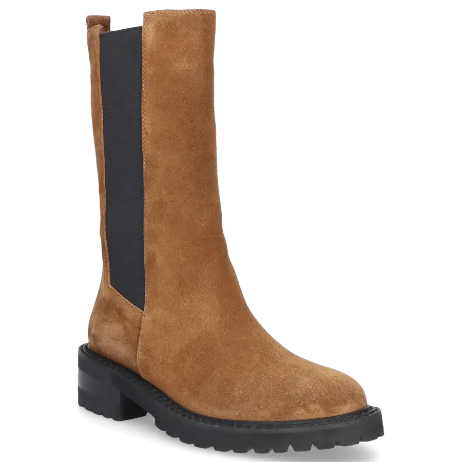 Via Roma 15 - Chelsea Boots 3463 Veloursleder - braun