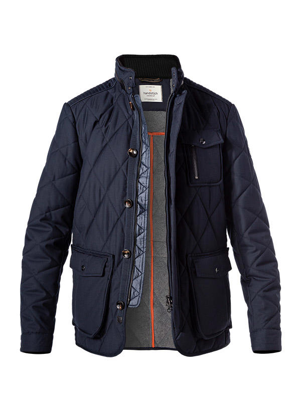handstich, Steppjacke, Mikrofaser, nachtblau