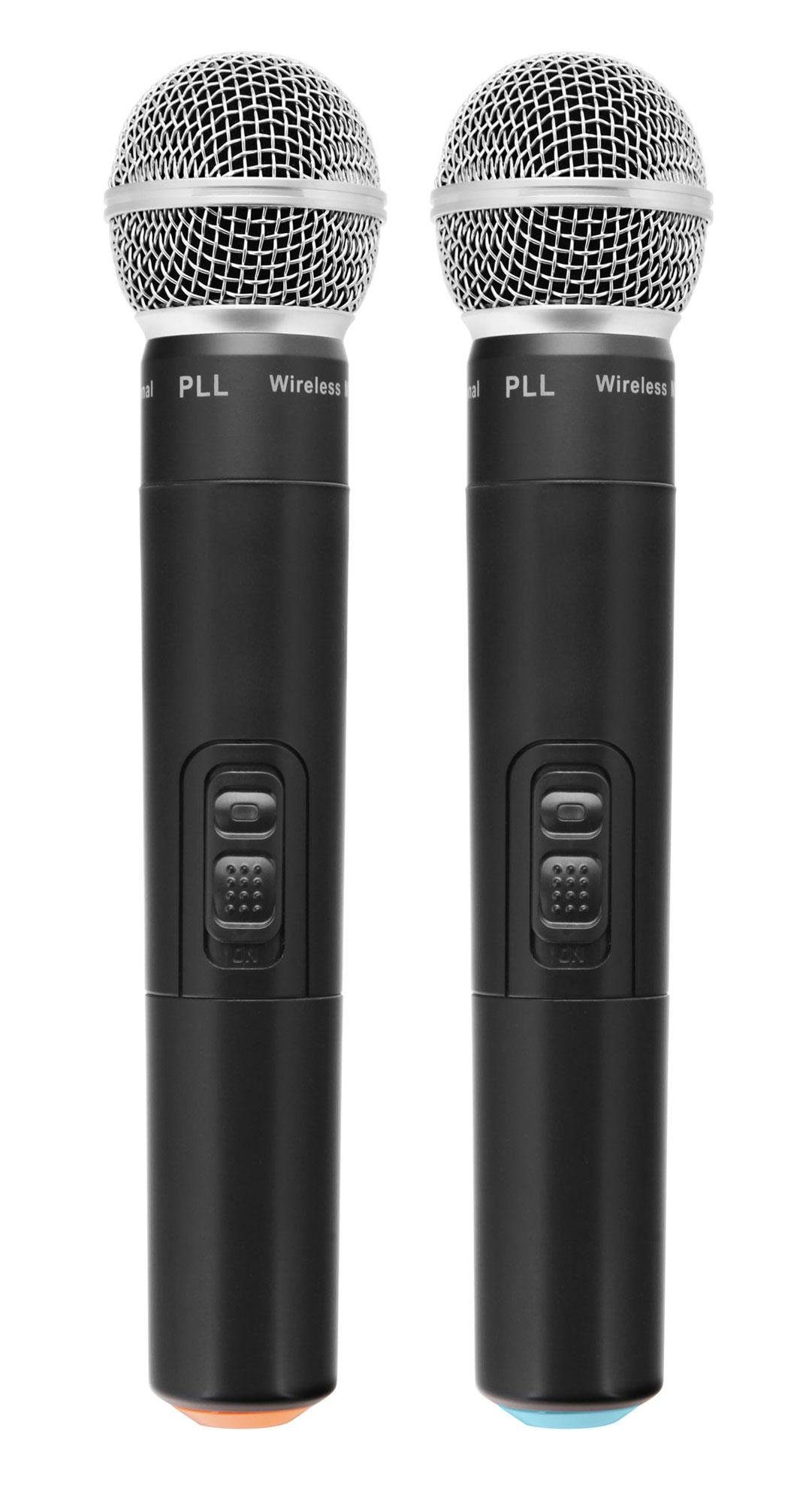 McGrey Mikrofon UHF-2V Dual Funk Mikrofon Set mit 50m Reichweite, Bedienerfreundlicher Aufbau und Nutzung