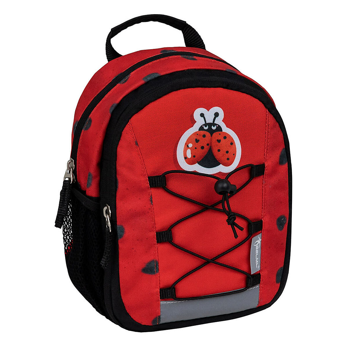 Kindergartenrucksack Mini Kiddy Kindergartenrucksack für 1-3 Jährige Kinder mit Brustgurt rot