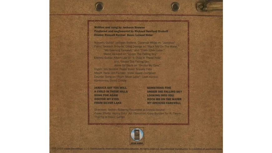 Jackson Browne Remastered Softpak Edition