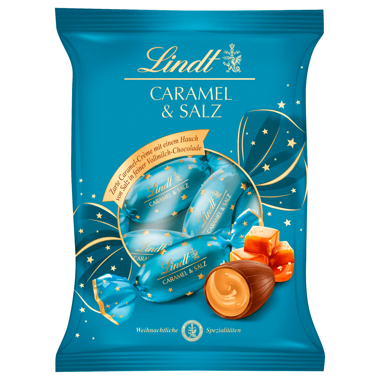 Lindt Zapfen Caramel & Salz 101g