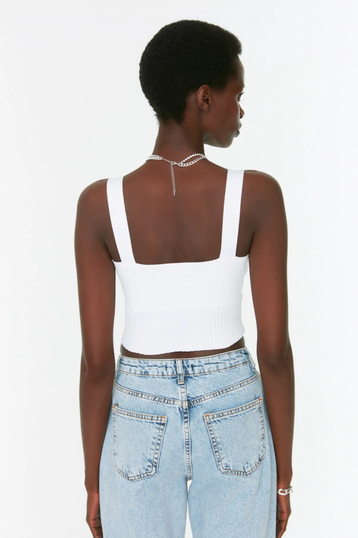 Trendyol Collection  Bluse - Ecru - Slim Fit