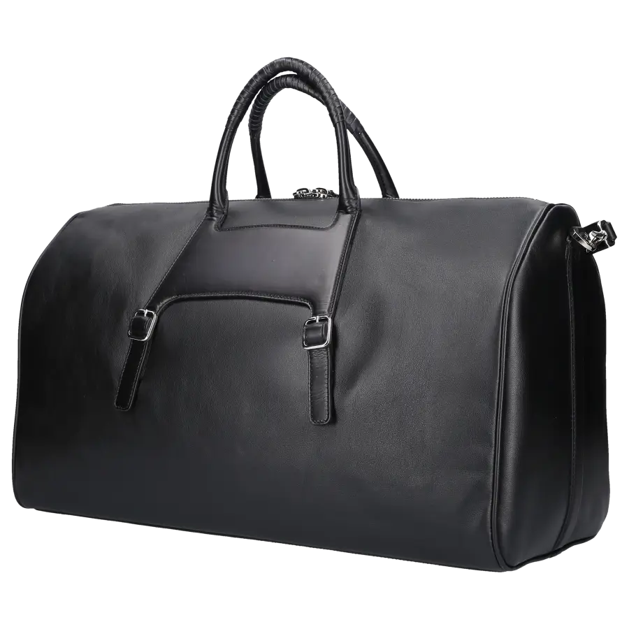 Santoni - Weekender UIBBA Kalbsleder - schwarz