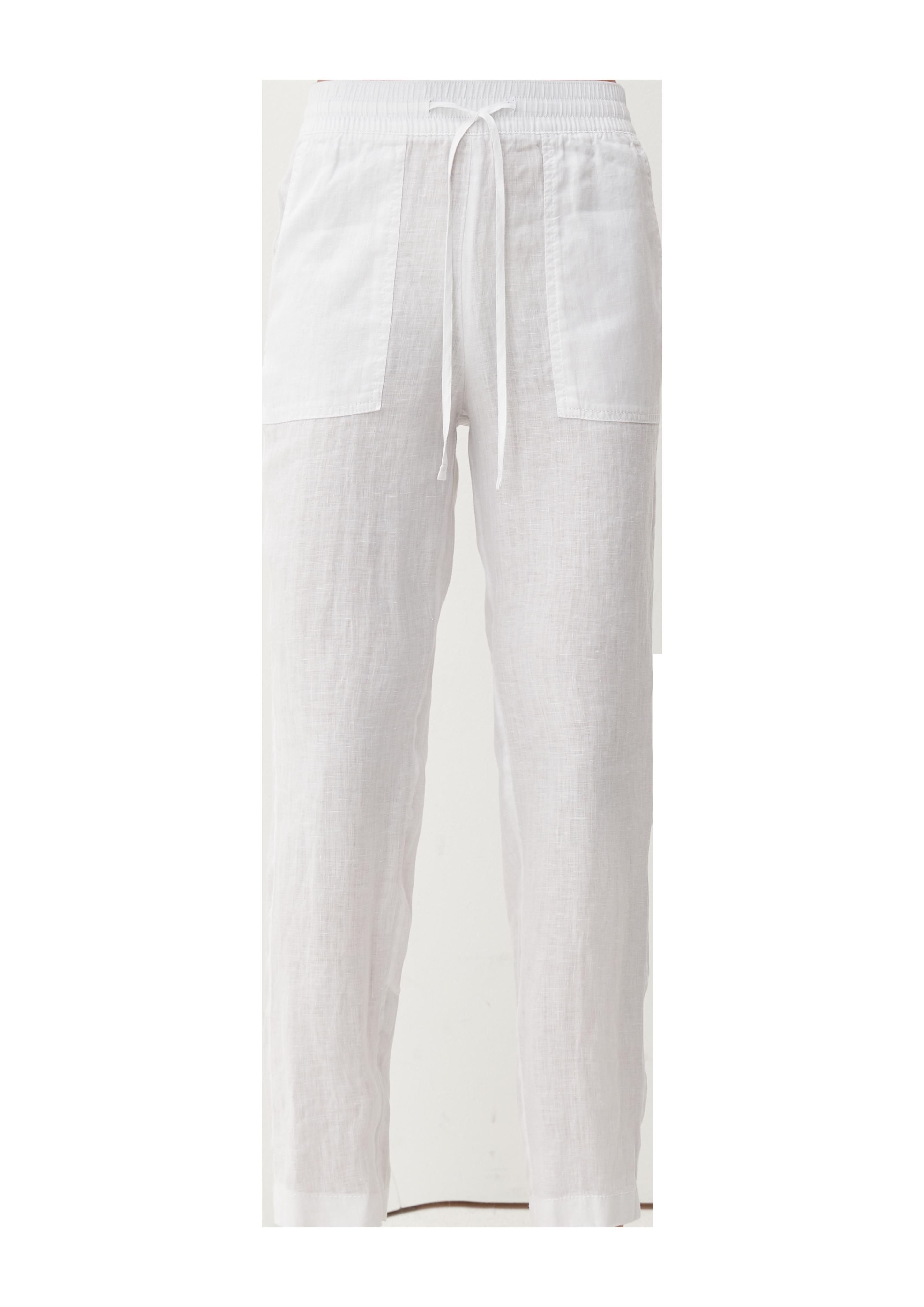 Relaxed: Leinenhose mit Elastikbund  2128991-0100