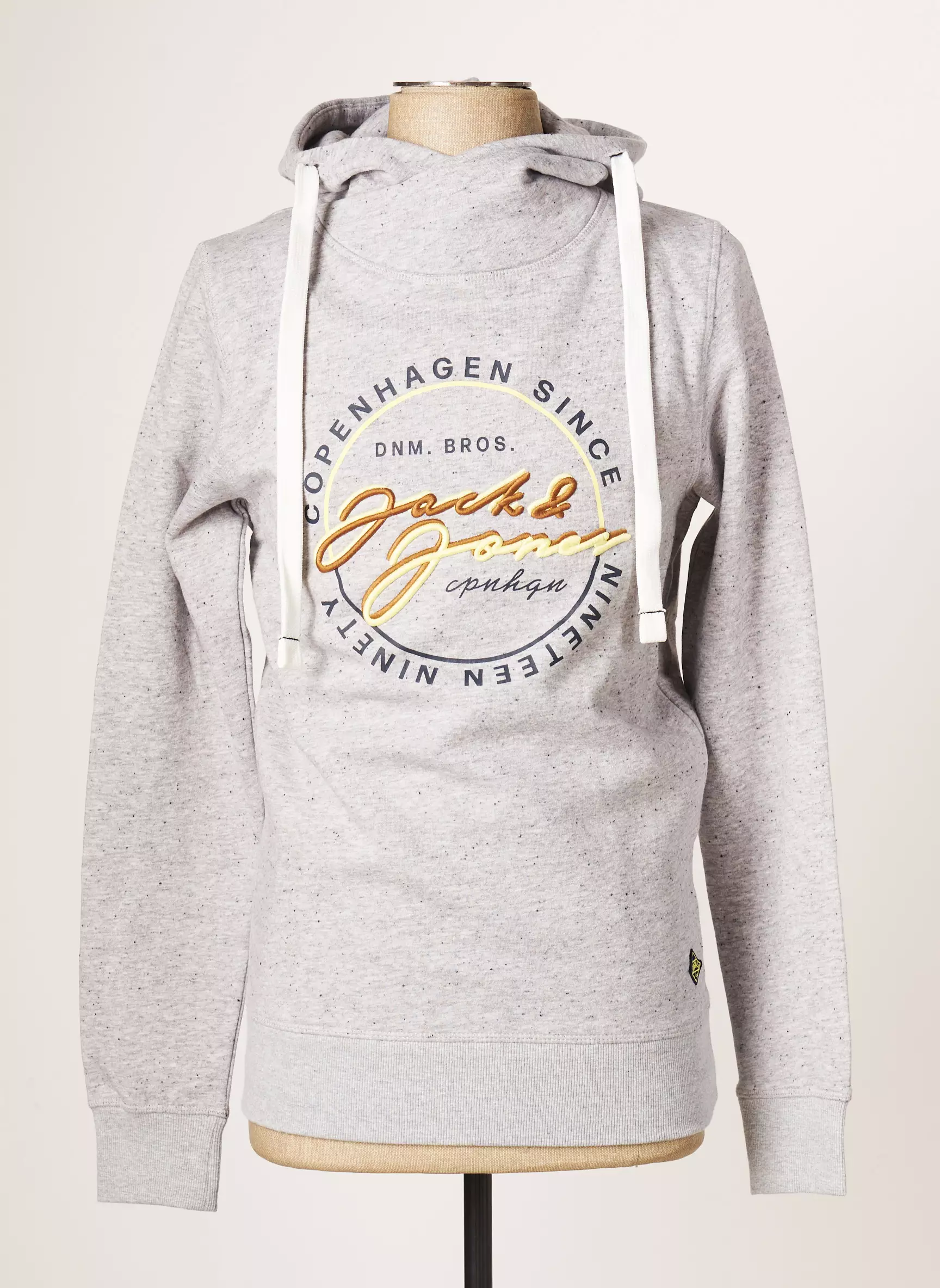 Jack Jones Sweat Capuche Homme couleur gris
