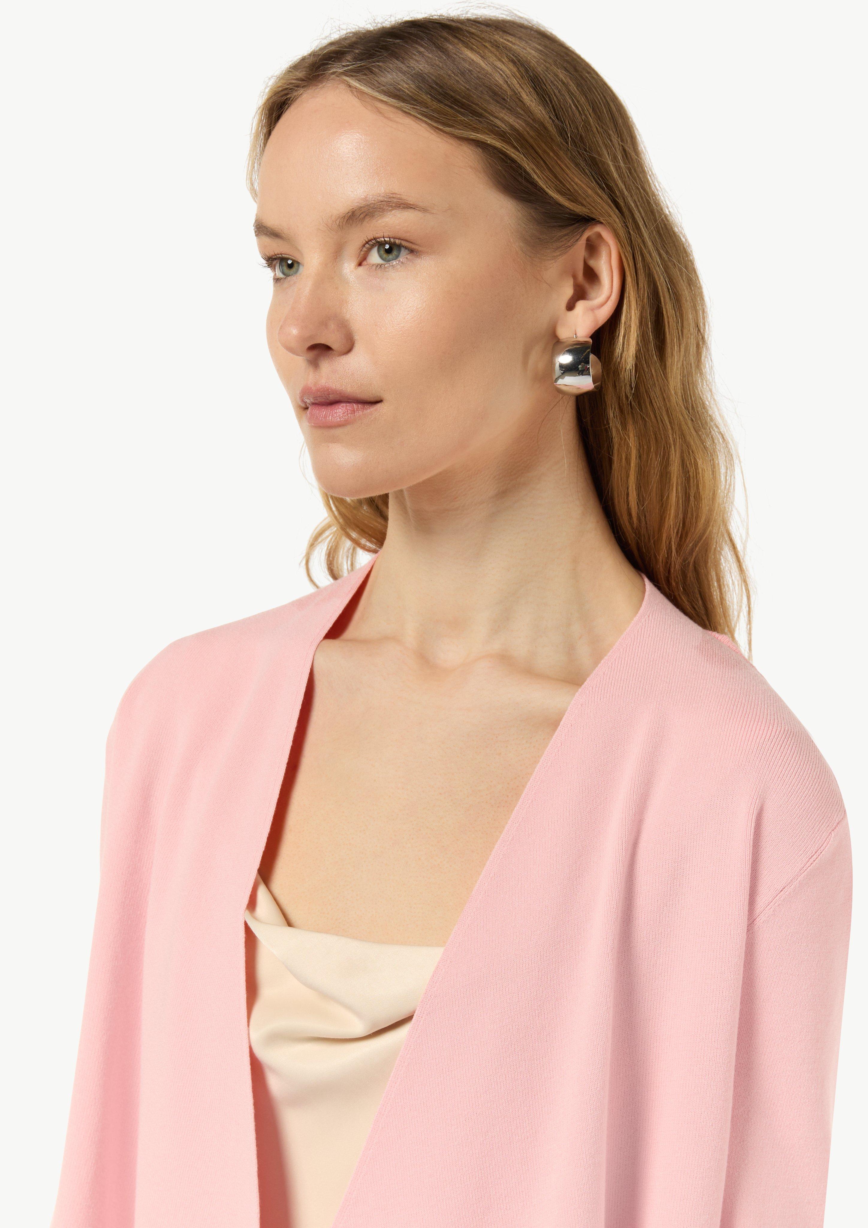 Cardigan aus Viskosemix - rosa