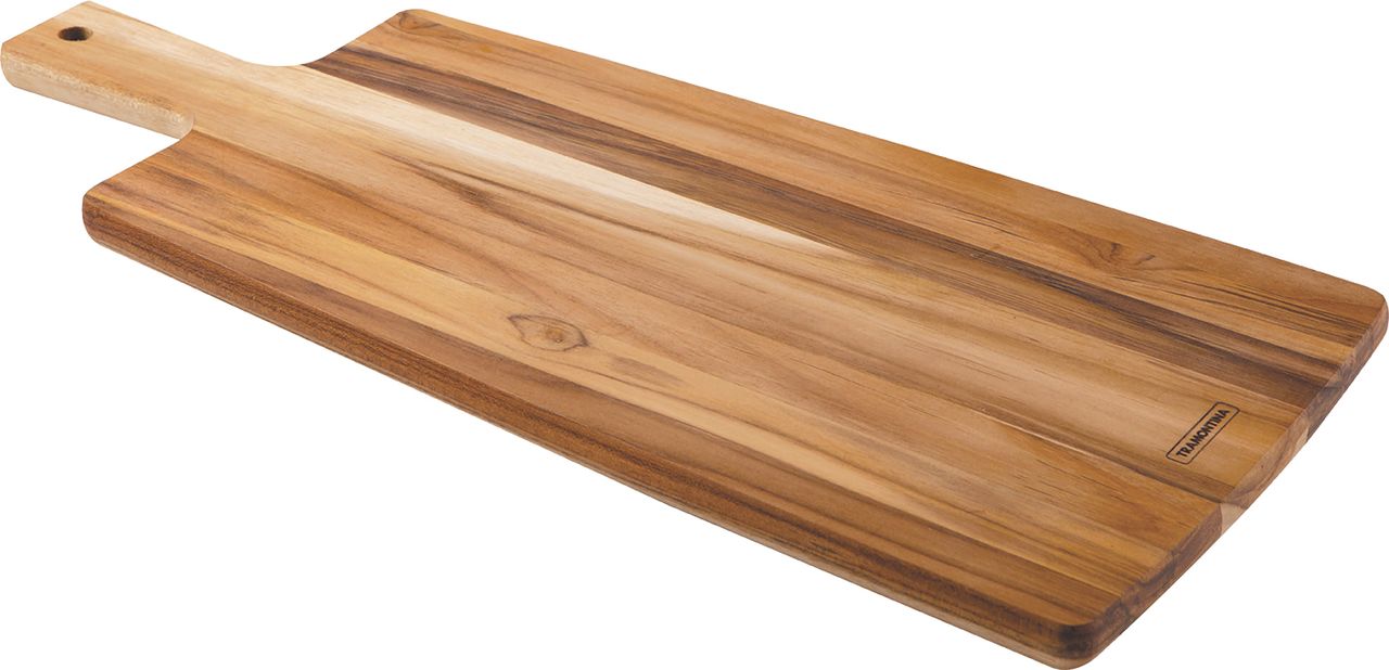 Tramontina Servier- & Brotbrett, Teak, 48 x 19 x 1,5 cm