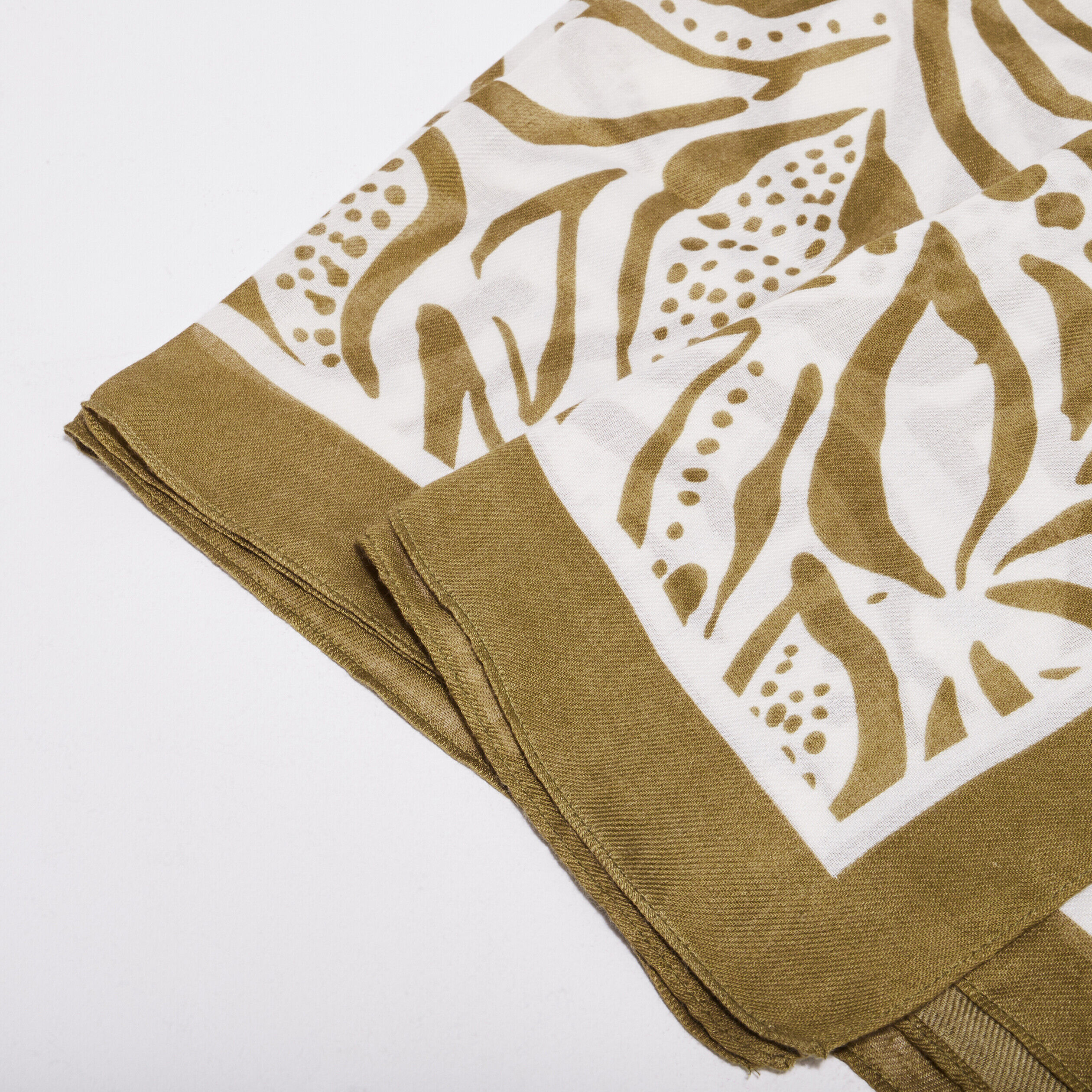 Foulard vert olive femme | Cache Cache