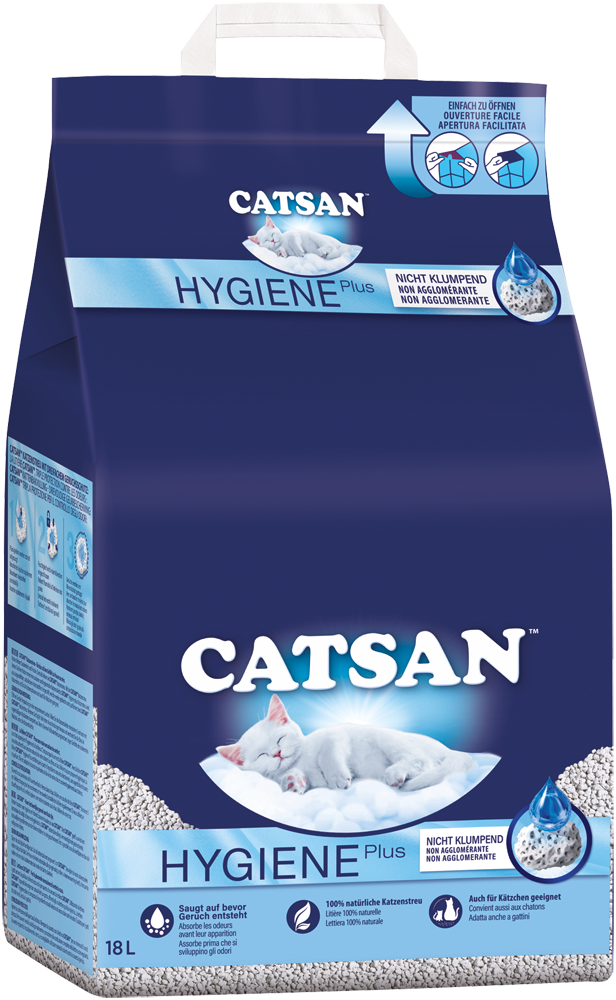 CATSAN Katzenstreu CATSAN Hygiene Plus Streu 18 l