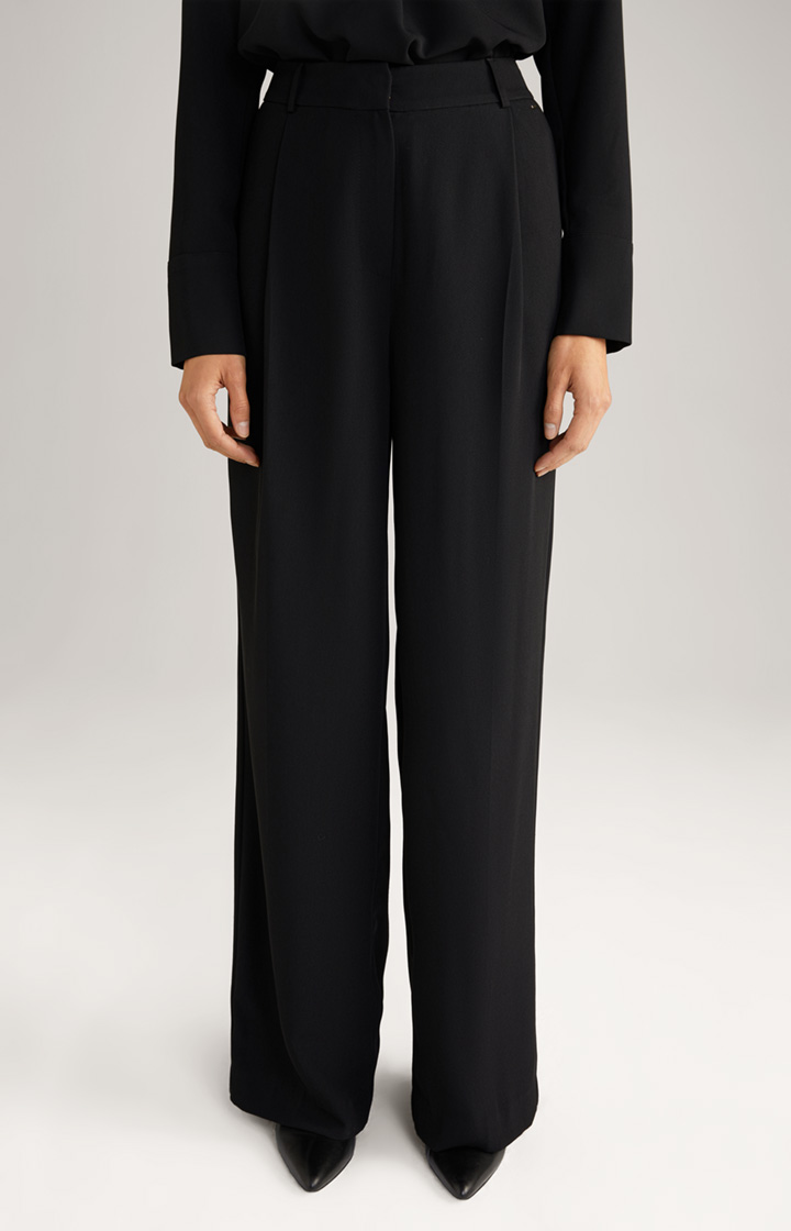 Twill-Hose in Schwarz