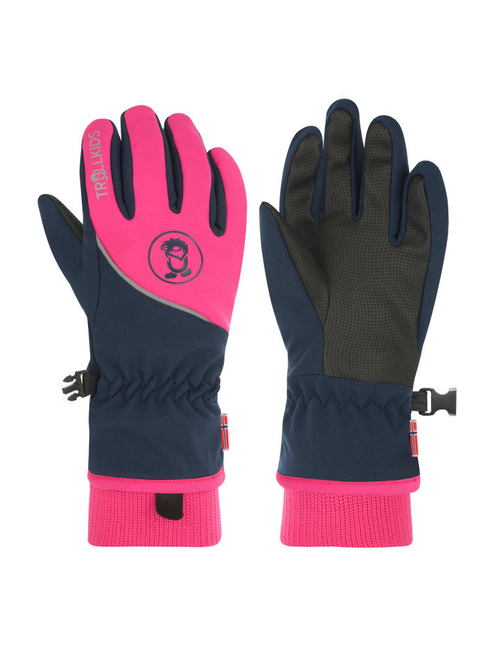 Trollkids Funktions-Handschuhe Trolltunga in navy/pink günstig kaufen