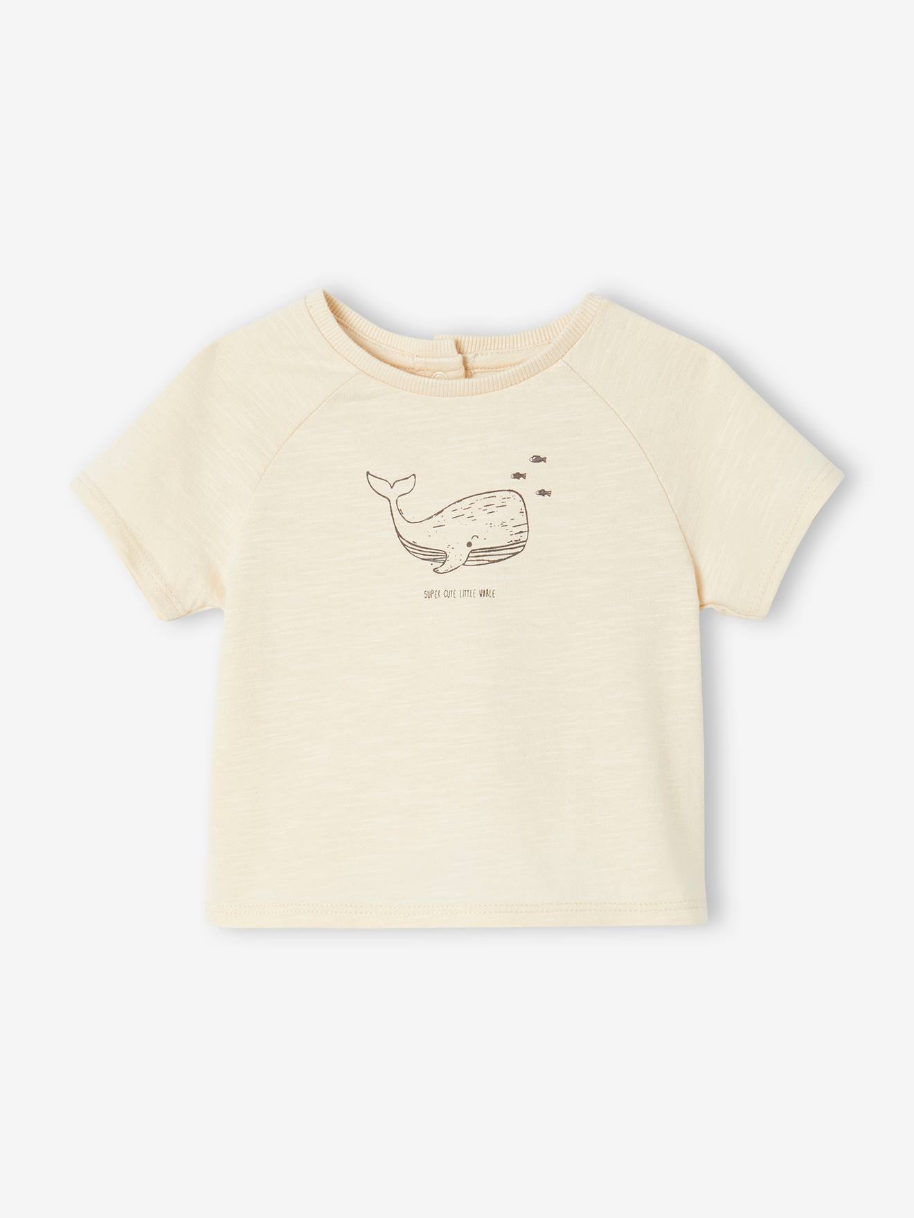 Vertbaudet 2er-Pack Baby T-Shirts mit Bio-Baumwolle - mokka