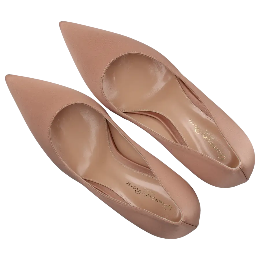 Gianvito Rossi - Pumps GIANVITO 85 Satin - beige